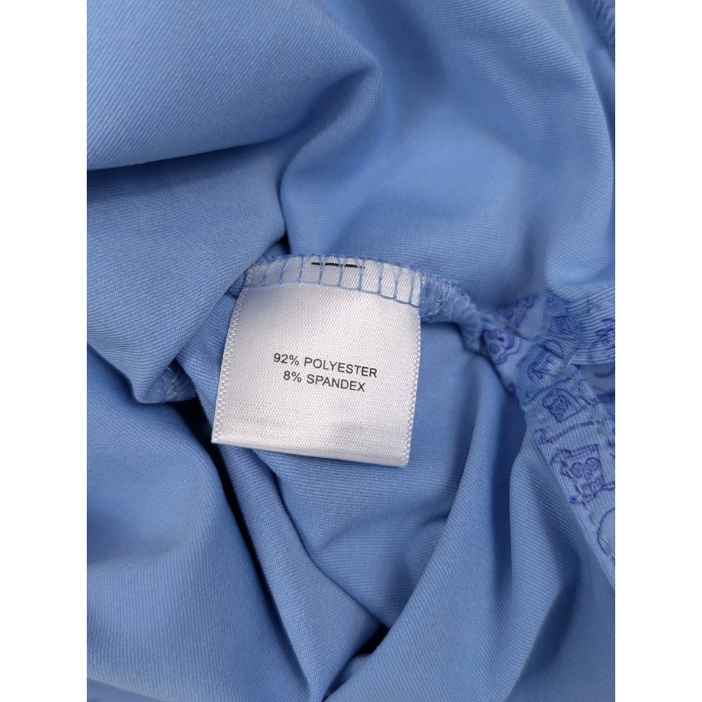 Peter Millar Polo Shirt Mens 2XL Summer Comfort Skull Drinks Blue Performance - Picture 10 of 10